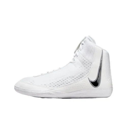 Nike Inflict Дышащая Поддержка Высокие Кроссовки для Тренировок Унисекс Белые