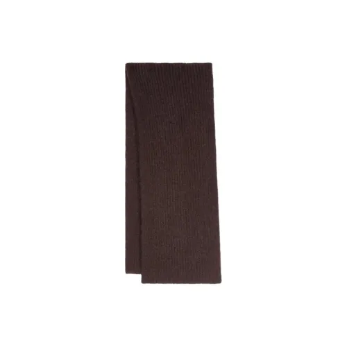 DRIES VAN NOTEN Шарфы из альпаки вязаные мужские цвет умбра