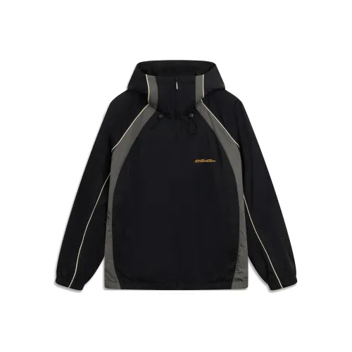 LINING Shaolin Temple Basketball Collection Тренчкот Мужской Черный