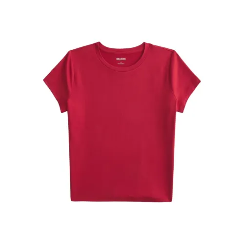Hollister Red Женские T-рубашки