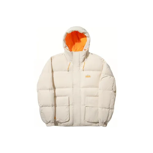 LiNing Down Jacket Unisex Oatmeal Gray LiNing Пуховик Унисекс Овсяный Серый