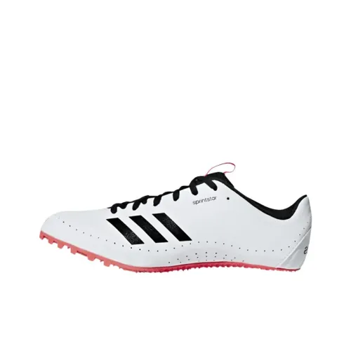 Adidas Sprintstar Дышащая Функциональная Белая Черная Легкая Беговая Обувь Унисекс