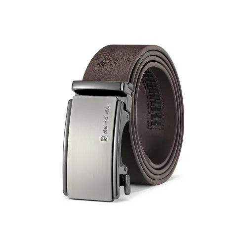 PIERRE CARDIN Ремни из лощеной коровьей кожи Мужской Кофейный 3,45 см