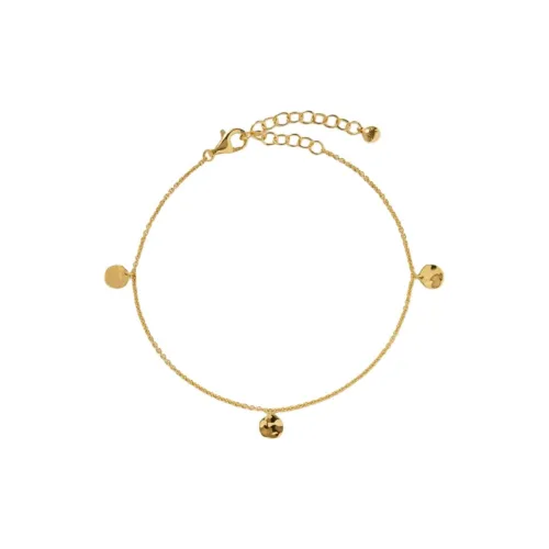 Monica Vinader Браслеты из серебра с покрытием 18K золота женские золотые