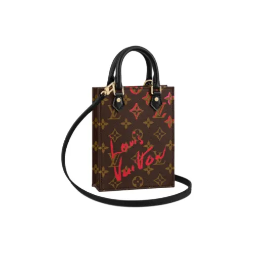 LOUIS VUITTON Fall in Love Холст Монограмма Сумка с боковинами-гармошками Сумка Сумка через плечо Сумка через плечо Мини Женская Коричневый