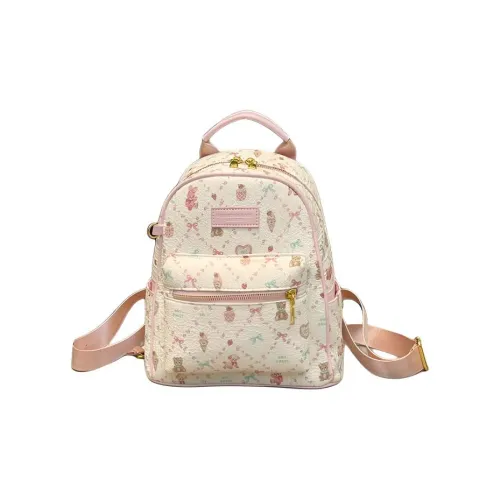 Kewuku ПУ (полиуретан) Рюкзак Стандартный Женский Розовый