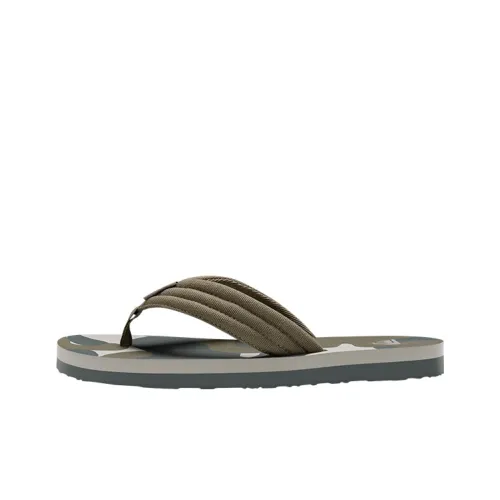 Quiksilver Шлепанцы Зеленый Камуфляж Мужской