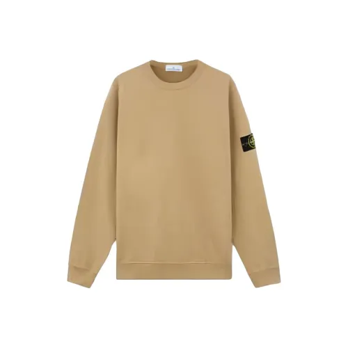 STONE ISLAND Толстовка Мужская Earth Желтая