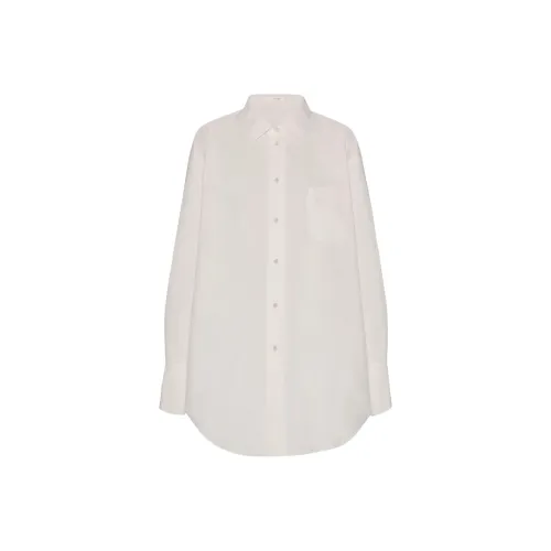 THE ROW Белые Женские Рубашки