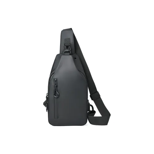 Yin Chu Нейлон Sling Bag Standard Men's Black Blue Gray