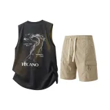 Чёрный + хаки