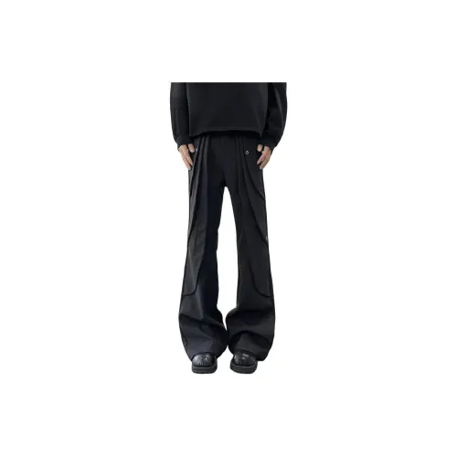 SONGLAN Черные Унисекс Повседневные Штаны