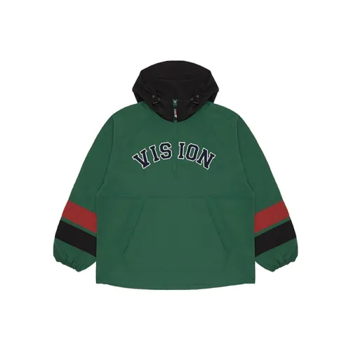 Vision Street Wear Зеленые Унисекс Куртки