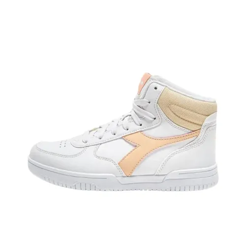 DIADORA Высокие Топы Детские Скейтбординг Белые Подростки