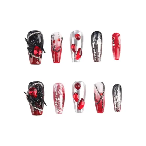 BDQC Модный False Nail Городской Chic Стиль Горячая девушка Элегантность False Nail 25 мм False Nail Средний LADDER