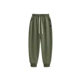 [Ребристая манжета] Серый Зеленый (Mb Штрих кисти Смайлик Логотип на штанах)