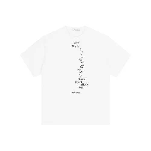 A RUN OF LUCK Белый Унисекс T-рубашки