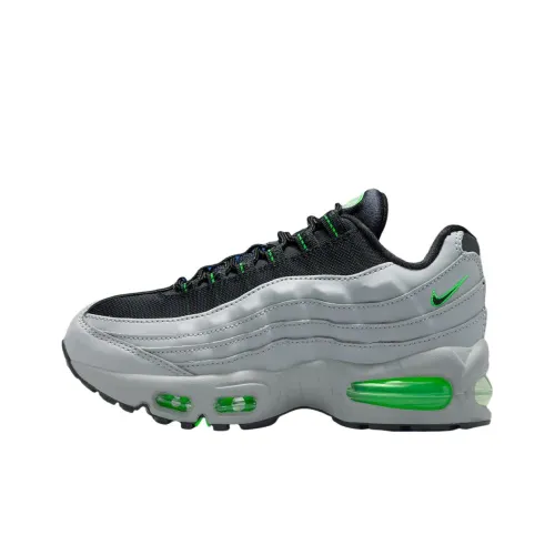 Nike Air Max 95 Дышащий Низкий Топ Детская Беговая Обувь Серый Подростки