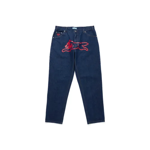 Мороженое, Синий, Унисекс, Джинсы