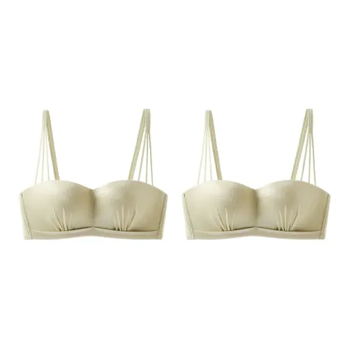 MADALLO [2 пачки] Мятно-зеленый + Мятно-зеленый Женские бюстгальтеры