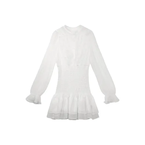 BABYLYCHEE STUDIO Длинное платье с длинными рукавами женское