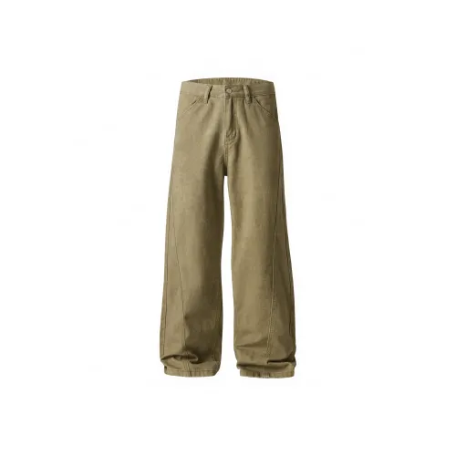 J.F.U Khaki Мужские Повседневные Штаны