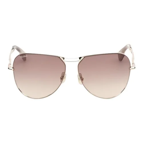 MaxMara Металл Aviator Солнцезащитные очки Женские Золотые
