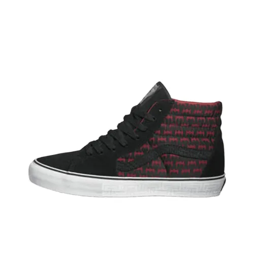 Vans Sk8 Hi Высокие Кроссовки для Скейтбординга Унисекс Черные