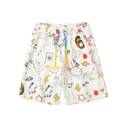 Leopard Kitten Повседневные шорты унисекс