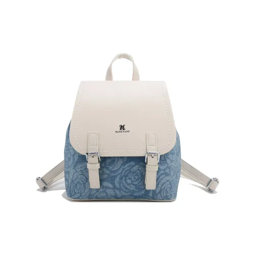 BUHOWE BANEVANF Коллаборация Полиуретан ПУ (полиуретан) Рюкзак Стандартный Женский Синий