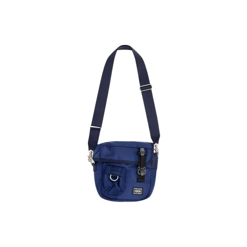 CDG PORTER Collaboration Нейлоновая Сумка через плечо Стандартная Мужская Синяя