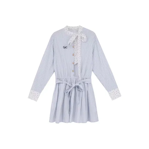 ABCMININ Длинное платье с длинными рукавами женское