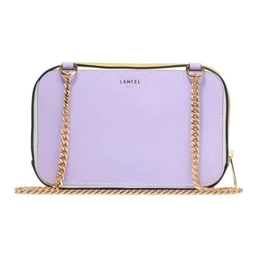 LANCEL Кожа Плечевая сумка Женская Фиолетовая