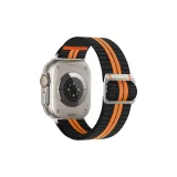 Чёрный Оранжевый Полосы/Хранитель Эластичный Нейлоновый Ремень