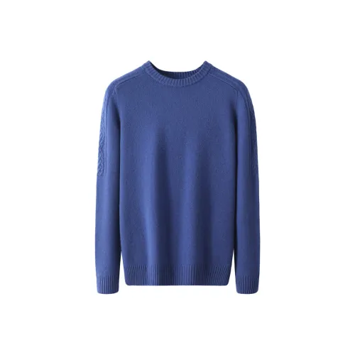 DKRVT Синий Упаковка Мужские Кашемировые Свитера