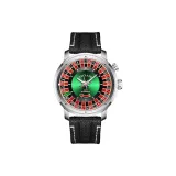 ZBL-1013 Roulette Механические Часы, Серебряные Чехлы для Часов