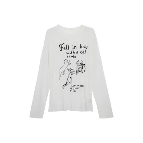 NFV Длинный рукав Т-рубашка Женская