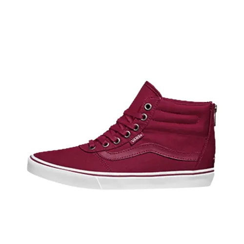 Vans Milton High Топ Скейтборд Кроссовки Женские Красный