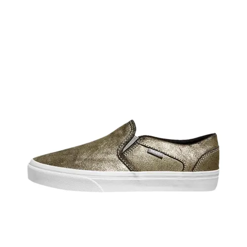 Vans Asher Скейтборд Кроссовки Женские Золотые