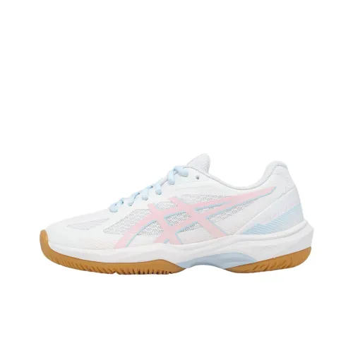 Asics COURT HUNTER FF Дышащая Поддержка Волейбольные кроссовки Женские Белый Синий