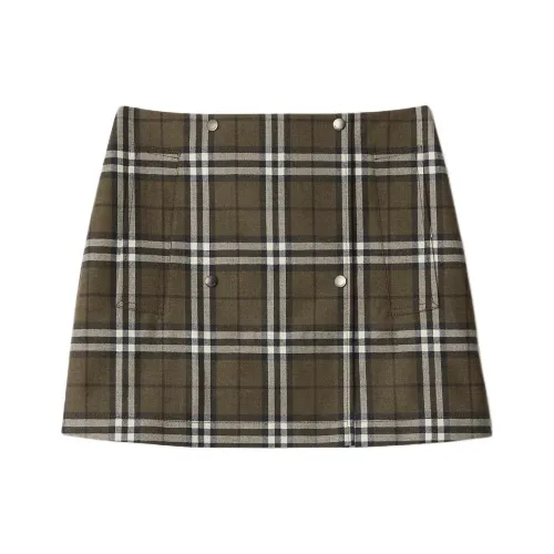 Burberry FW25 Повседневные короткие юбки Женские