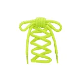 Кешью Твистер Жареное Тесто Круглый Шнурки для обуви - Неоново-зеленый
