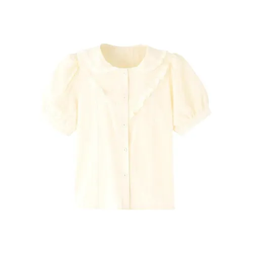 La Chapelle Абрикос Рубашка Женская Рубашка