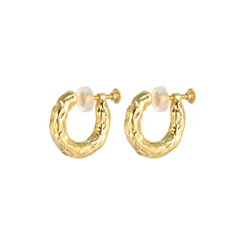 EAR PARTNER Медная нижняя заколка On Серьги Женские