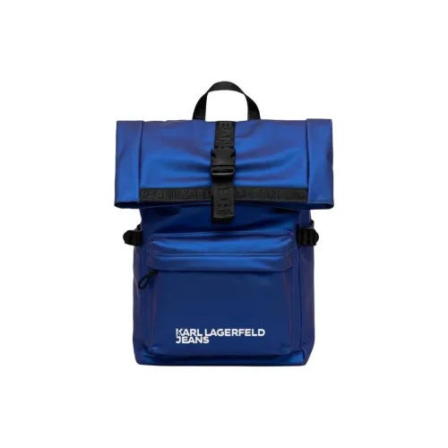 Рюкзак из полиуретана Karl Lagerfeld мужской синий