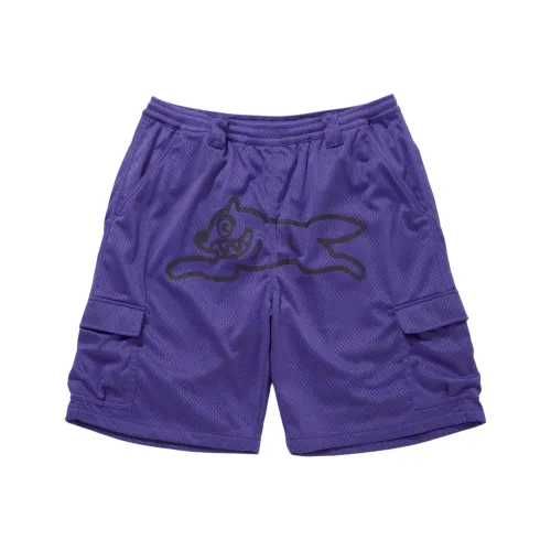 Мороженое, фиолетовый, унисекс, шорты карго