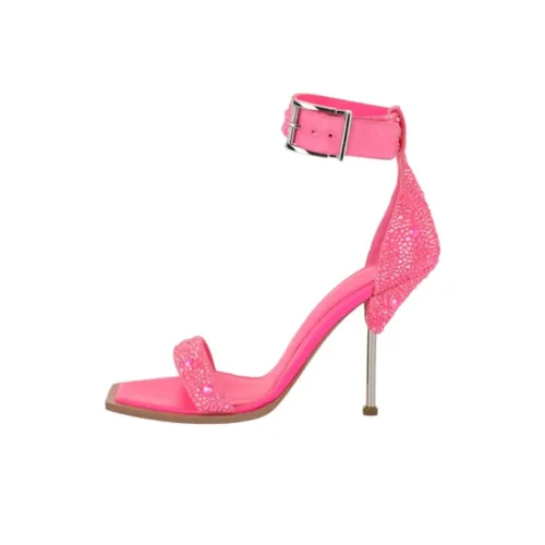 Alexander McQueen One Ремень Сандалии Женские Розовый