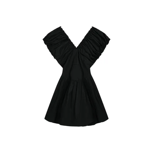 COVT Черные Женские Платья без Рукавов