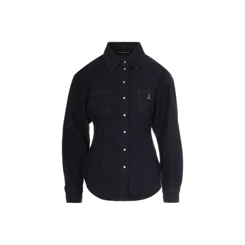 Patrizia Pepe Blue Women's Shirts Патrizia Pepe Синие Женские Рубашки