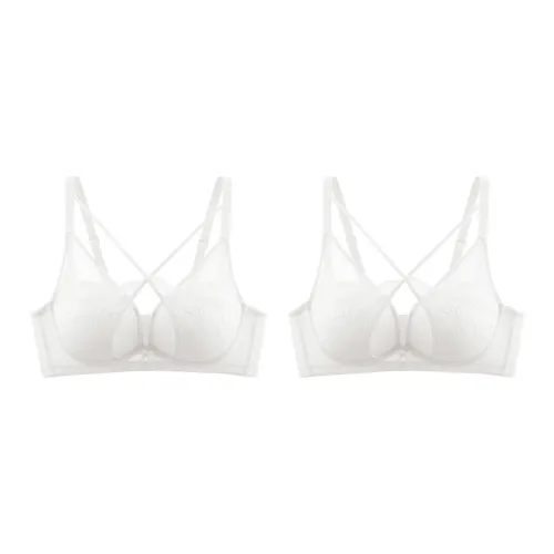 MADALLO [2 упаковки] Белый + Белый Женские бюстгальтеры